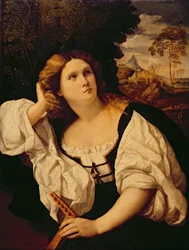 Dama z lutnią, ok.1520-25